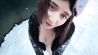 A tourist girl made a blowjob to save her stay - Emma Fiore ft Bastian Blanc