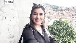 A girl has sex with her stepbrother's friend while riding the cable car