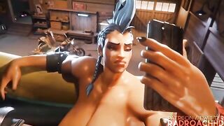 Junker Queen anal ravages Mei’s asshole in intense 3D action