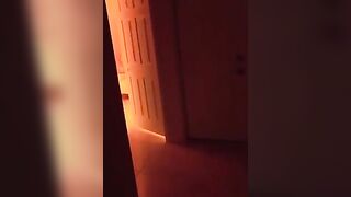 Redhead babe Elly After Dark gets fucked by a voyeur