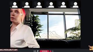 The guy checked how his girlfriend fucks on Zoom with someone else