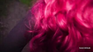 A sexy girl from the forest was fucked in her ass outdoors
