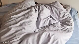 A wife was woken up by a hard dick in her pussy