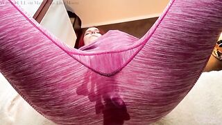 A sweet and petite girl, Lina Moore, gets her asshole gapped hard
