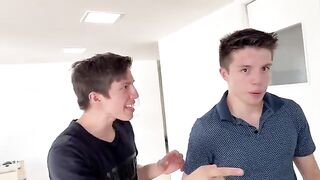 The cousins organize a sexy foursome with four fuckers