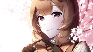 Raphtalia gets her pussy filled with cum in this hot hentai joI scene