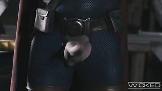 Deadpool, Yelena, and Taskmaster fucked a black widow in a steamy foursome
