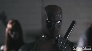 Deadpool, Yelena, and Taskmaster fucked a black widow in a steamy foursome