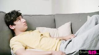 Guy wears stepsister's panties and she freaks out, wanting them back