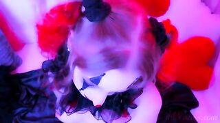 A kinky clown requested a blowjob with a facial finish