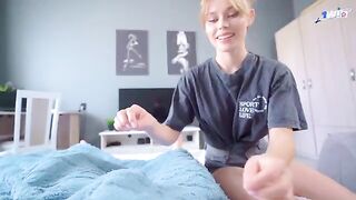 I fuck my stepsister, she’s not so virtuous, she sucks and rides well