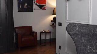 The annoying neighbor prevented me from fucking my beautiful girlfriend