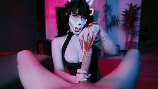 Femdom testing with MollyRedWolf, a true 5'7" Russian beauty