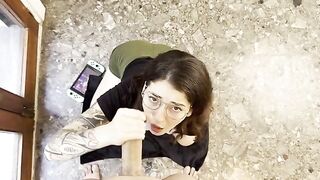 Gamer girl Emma Fiore fucks with a huge dick