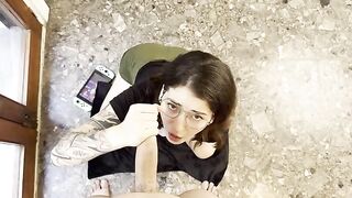 Gamer girl Emma Fiore fucks with a huge dick