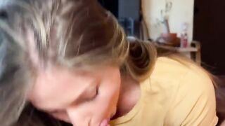 A couple has a intimate moment, with the girl asking if she’s being filmed