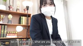 The gardener roughly fucked the Asian teacher Mya Mya