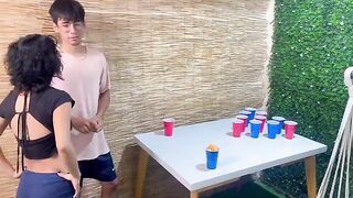 A simple game between stepbrothers ended up in sex and cumshot