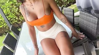 A photographer with a pervy streak oiled up Sisi Rose’s tits and ass before getting down to business