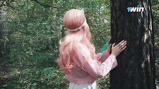 A young girl got lost in the forest and met a forester with an impressive endowment