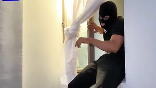 A masked thief broke into the house of stunning MILF Lina Henao