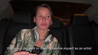 A talented Russian artist makes her porn debut with an incredible blowjob scene