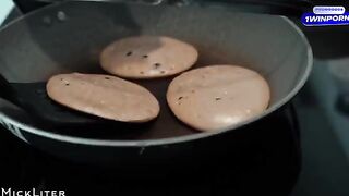 The breakfast of champions - pancakes and a good fuck