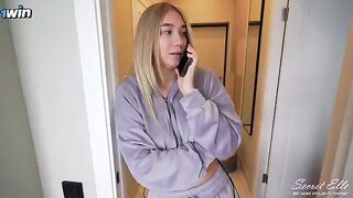 The best friend's girlfriend caresses her pussy, but does not allow to enter