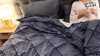 A stepson fucked his stepmom on a rainy and passionate night