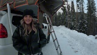 A stranger lured me into her tent for sex while camping, and it was wild!