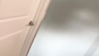 Spying On Your Hot Goth Step Sister With Big Natural Tits