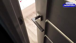 I was spying for my stepsister, she saw me and sucked my dick