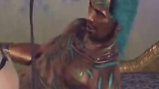 A brunette girl is having a lot of pleasure with a guy’s cock