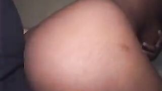 Real ebony pussy is used for a hard and deep sex