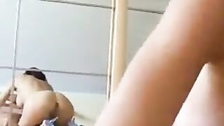 A couple enjoys private sex with an excellent blowjob, a true delight!