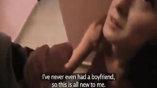 A cute girl tried anal sex for the first time, it was a new experience