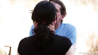 A couple has sex right in the nature, captured in stunning 60fps detail