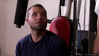 Gay cock sucking with a twist of ass play
