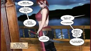 3D adult comics feature a house with a special parameter, perfect for intimate moments