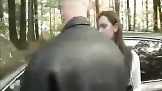 I picked up a girl at the train station and fucked her in the car