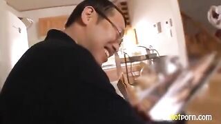 A guy fucked his classmates right in the classroom