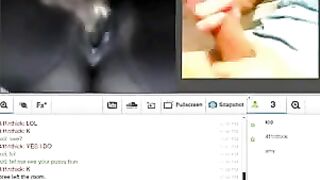A girl with her husband satisfies sexual needs on webcam