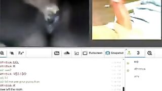 A girl with her husband satisfies sexual needs on webcam