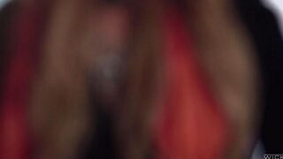 Three flaps fucked a blonde in stockings, the video is quite good