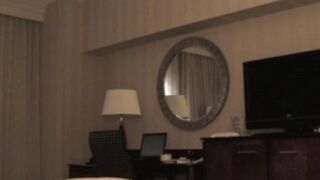 A young girl was brought to the hotel room and she started to undress