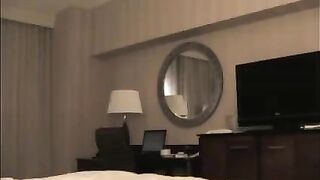 A young girl was brought to the hotel room and she started to undress