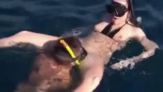 Underwater sex is the best sex, especially in the sea