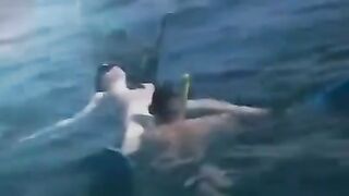 Underwater sex is the best sex, especially in the sea