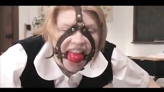 Lesbian bondage has no borders, even in passionate encounters