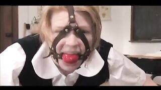 Lesbian bondage has no borders, even in passionate encounters